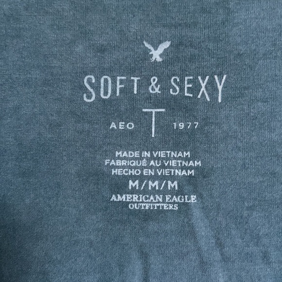 Soft & Sexy Lace up Tee - Picture 3 of 4